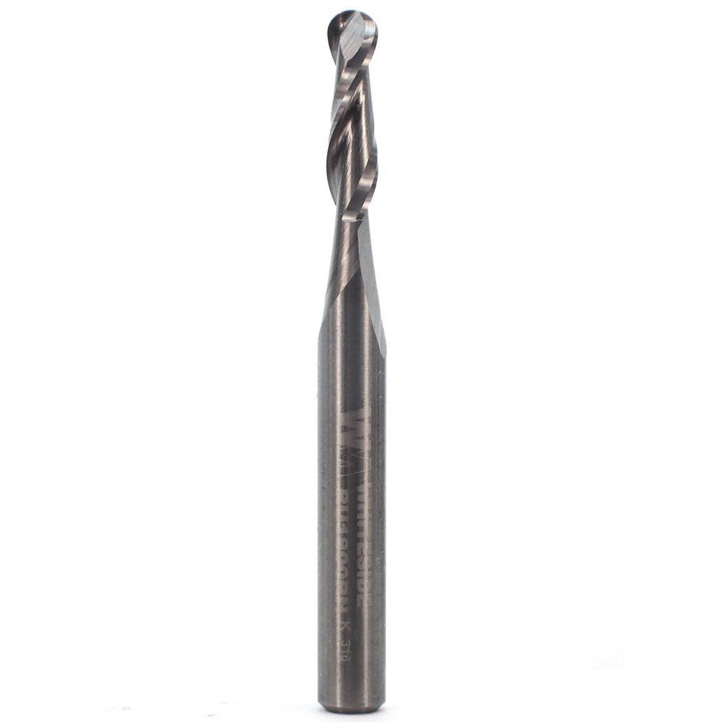 Whiteside - RU1800RN - 3/16" Ball Nose Up Cut Spiral