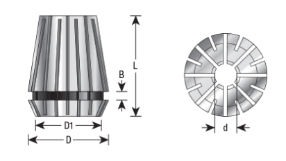Amana - CO-194 - 1/8" Spring Collet (ER32)