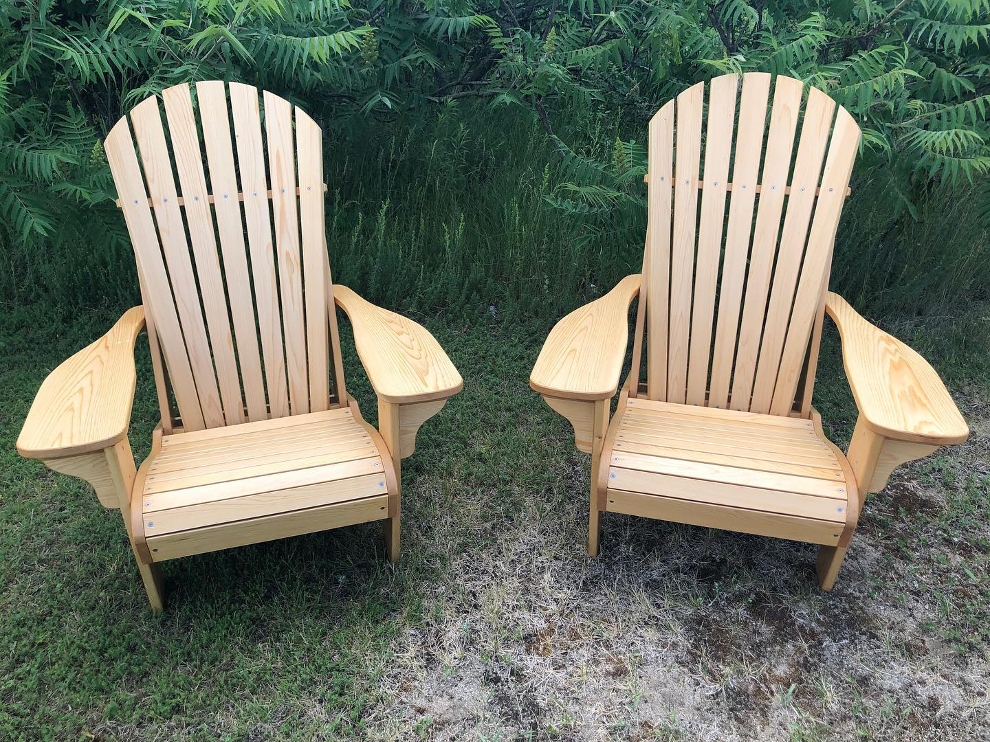 Osmo UV-Protection Oil on Muskoka chairs