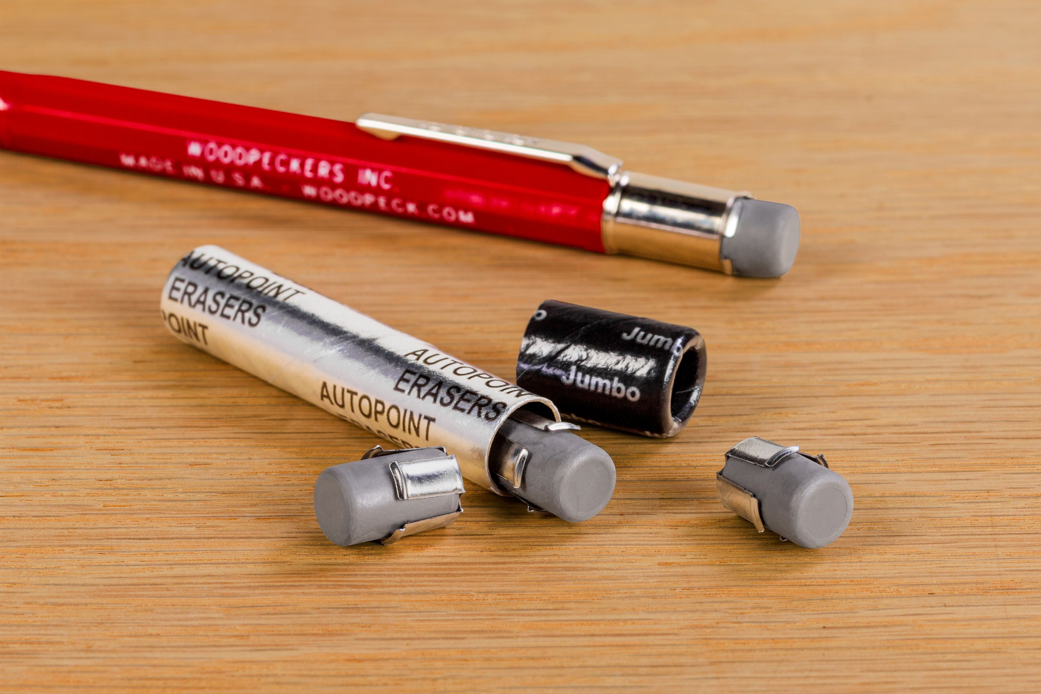 Replacement Erasers for Red Woodpeckers Pencil