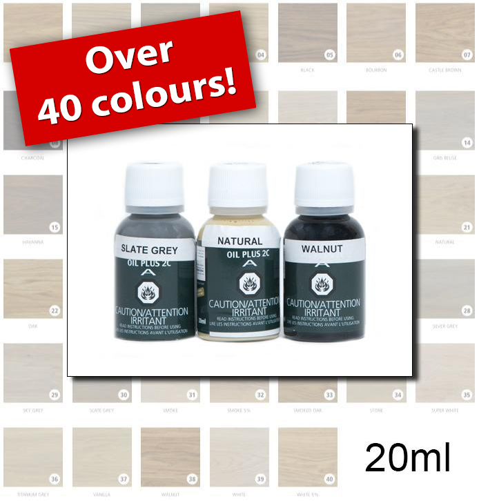 Rubio Monocoat - Oil Plus 2C - Colours - 20ml