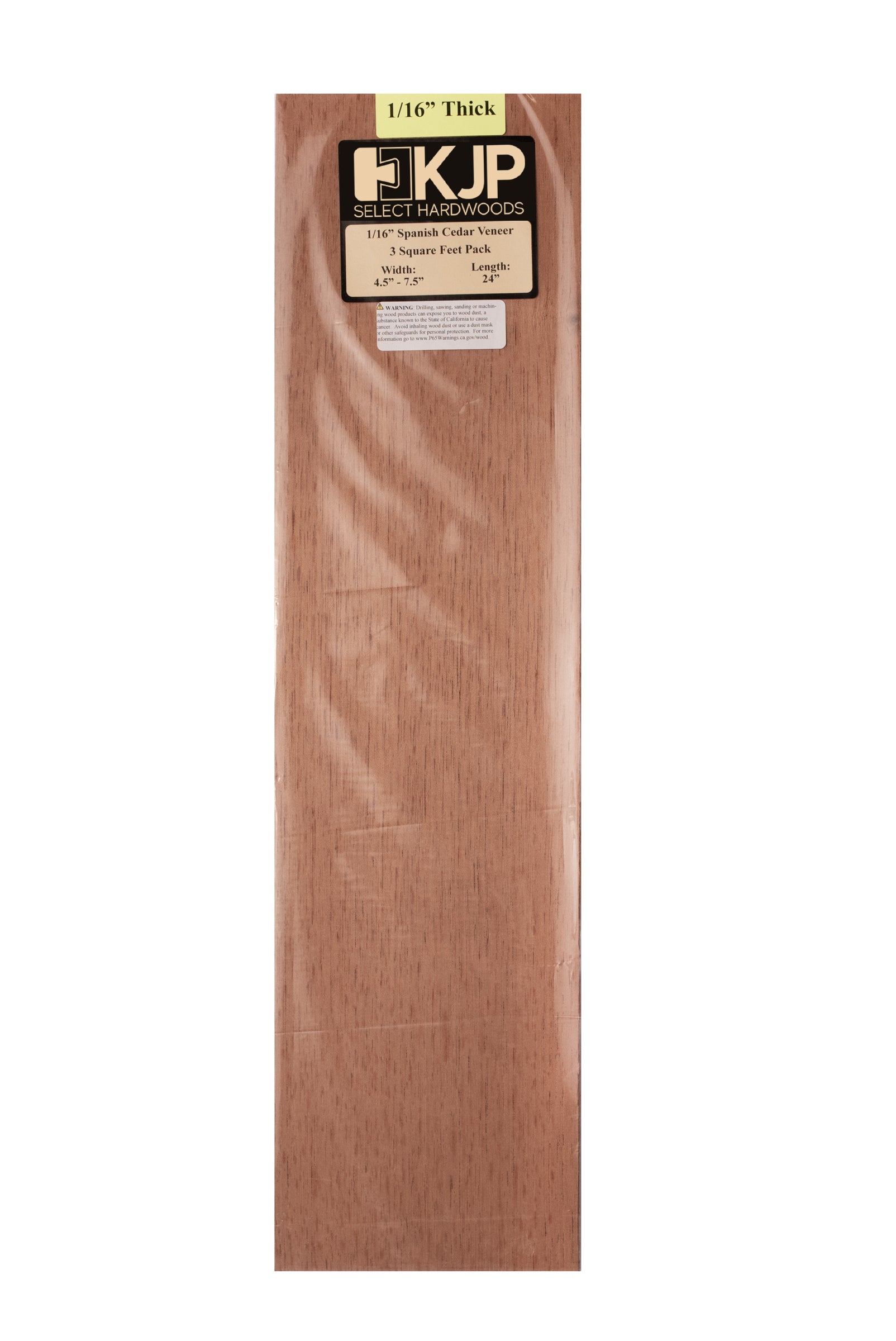 Spanish Cedar Veneer - Thick (1/16")
