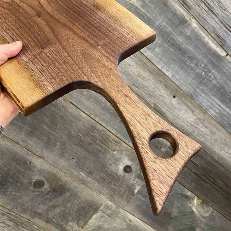 Swoosh - Charcuterie Board Handle Template