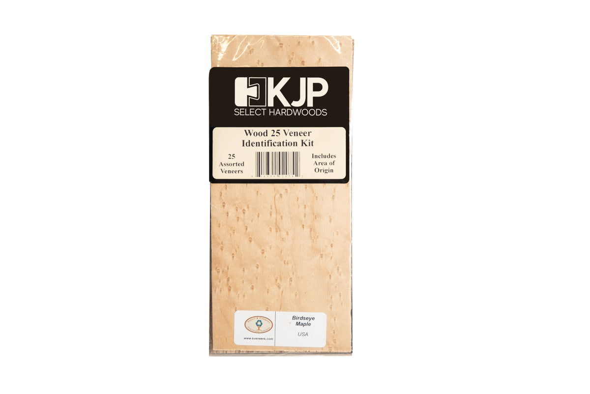 Wood Veneer Identification Pack - 25 Piece